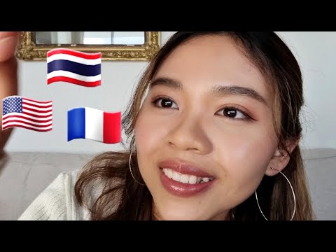 ASMR Whispers in Different Languages | English, French, Thai 🌏