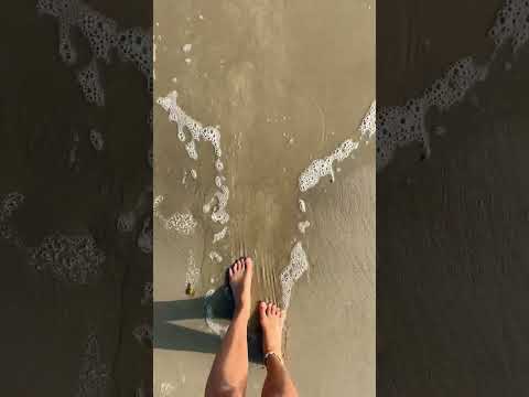 ASMR walking on the beach #therapy #anxiety #asmr