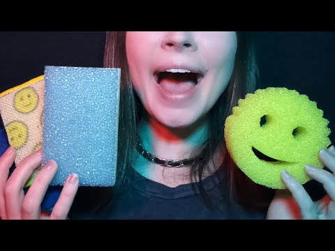 ASMR Chaotic Sponge Triggers That Change Every 10 Seconds