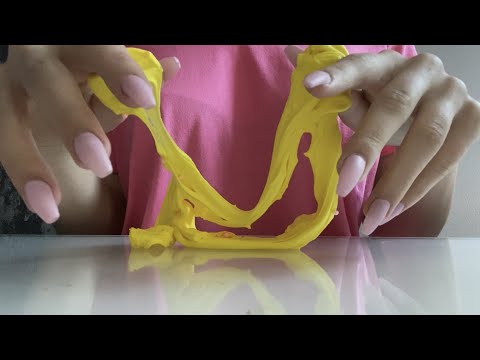 ASMR | PLAYING WITH SLIME - NO TALKING✨