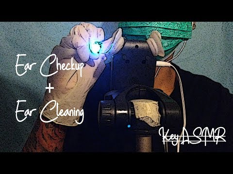 Ear CheckUp & Cleaning *NO TALKING*|| ASMR by KeY ||