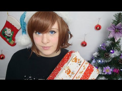 Cosplay ASMR - CHRISTMAS ELF caught in your house! (Up-Close Whispers, Tapping on Deco) - ASMR Neko