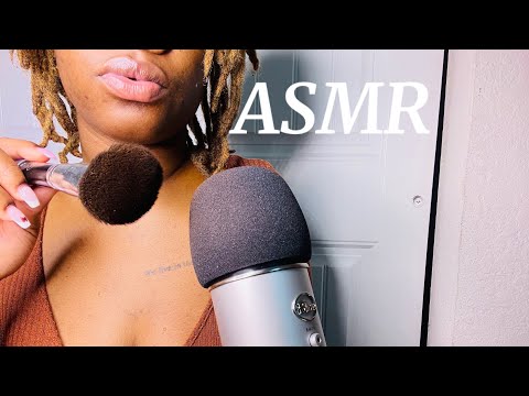 ASMR Mic Brushing & Mouth Sounds (SUPER Tingly)