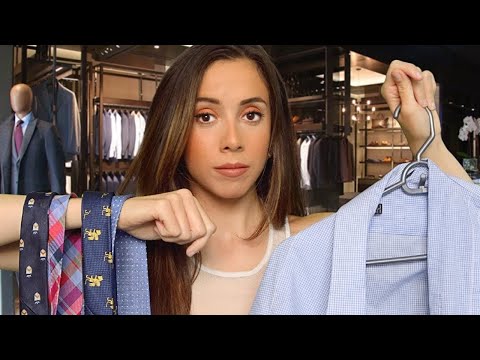 ASMR RUDE MEN'S SUIT FITTING | Soft Spoken, Typing, Measuring...