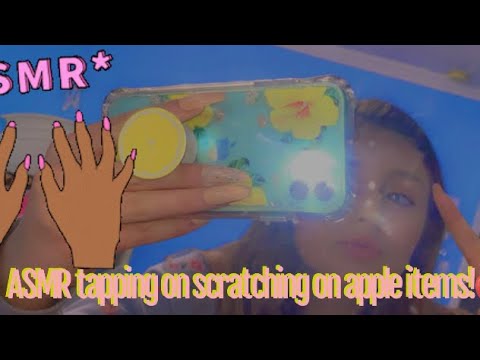 ASMR~ Showing, tapping and play with my Apple products!