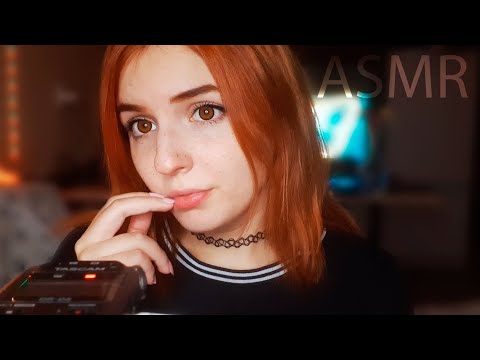 ASMR Close Up Wet Crinkly Mouth Sounds~