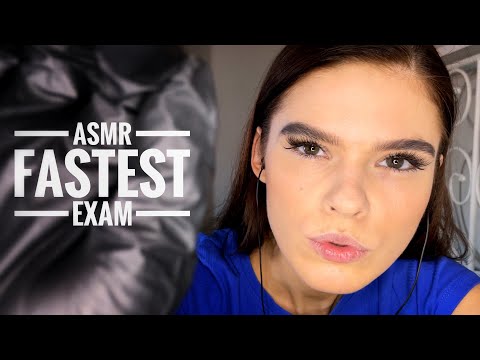 ASMR Fast exam with gloves 🧤