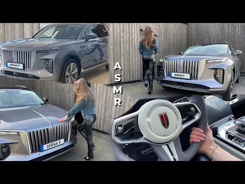 ASMR CAR TAPPING |  HONGQUI E-HS9 | Anna F | High Heels