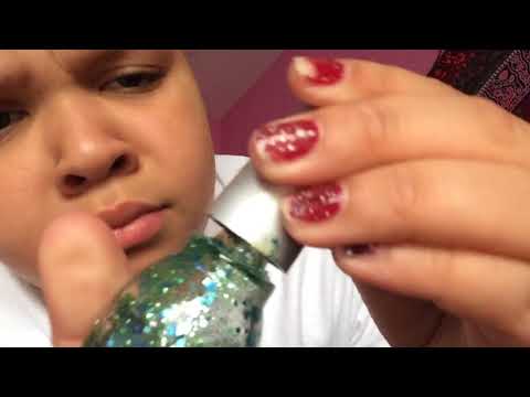 ASMR- tapping on nail products