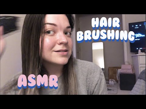 ASMR brushing my new hair + moving out whisper ramble