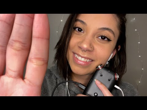 ASMR Upclose Tascam Whispers & Hand Movements