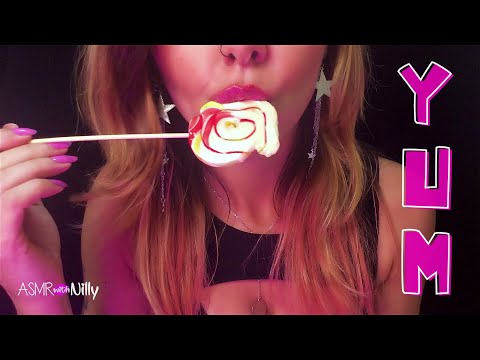 ASMR | Lollipop Eating Sounds 🍭 | Mouth Sounds | Lollipop ASMR (No Talking)