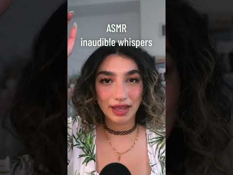 you WILL get tingles from inaudible whispers #asmr #shortsasmr #asmrsounds