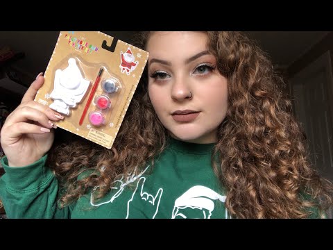 ASMR Paint Your Own Plaster Santa Kit ⋆ (Whispering, Tapping, Painting)