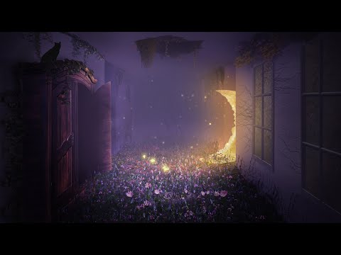 Magical Corridor of Flowers ASMR Ambience | Choose where to go next!