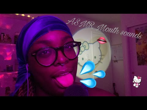 ASMR • Wet mouth sounds 💦 (licking, kissing, gum chewing, up close whispers)