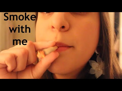 ASMR Smoke With ME *Trying Herbal Joints*