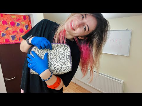 ASMR Chaotic Airport Security Patdown ✈️🧤