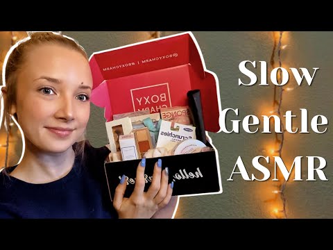 ASMR Slow Gentle Triggers | Huge Beauty Haul