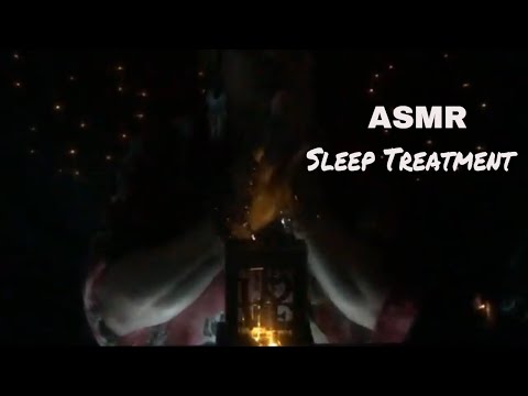 ASMR Sleep Treatment ~ Water Flowing | Flickering  Light ~ 1K ASMR Tingles