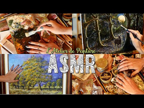 ASMR Français  ~ L'Atelier de peinture  | Whispering / Triggers