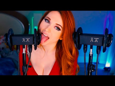 ASMR Ear Licking (3Dio) | amouranth 20220204
