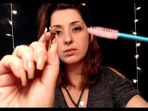 ASMR Türkçe | Kaşlarını Alıyorum ROLEPLAY | Anlaşılmayan Fısıltı | Doing Your Eyebrows-Inaudible