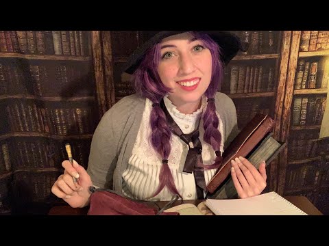 [ASMR] • Wizard Tutoring with Aggie • D&D Roleplay • Writing • Whispering • Studying