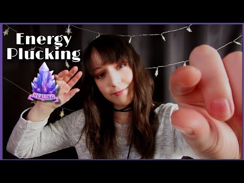 ⭐Asmr Removing Negative Energy, Reiki Roleplay 🌷(Plucking, Mouth sounds, Positive Affirmations)