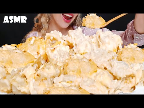 ASMR Baked Creamy & Cheesy Dumplings MUKBANG (Eating Sounds) Oli ASMR 먹방
