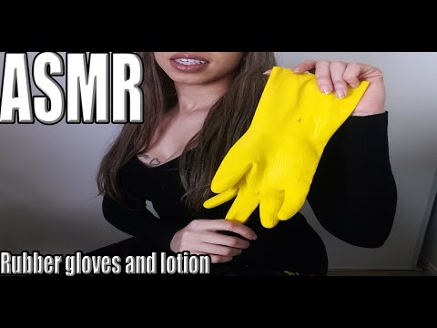 {ASMR} Rubber Gloves and lotion