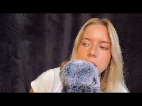 ASMR Repetitive Trigger Words (fluffy mic whispers)