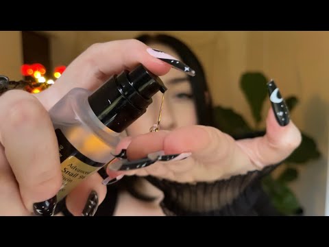 asmr spa treatment (layered sounds, personal attention, long nails)