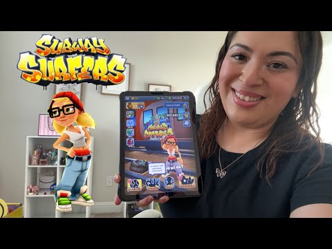 ASMR| Playing Subway Surfers trying to beat my high score 🚉🏃🏻‍♂️🏃🏼‍♀️