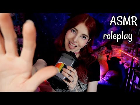 ASMR | Girlfriend helps you sleep | Personal attention roleplay | licks, kisses, visuals & more