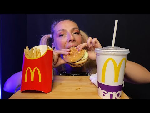TÜRKÇE ASMR | McDonald’s Mukbang (Big mac menü)TELEFONUMUZU KİM ÇALDI🤔