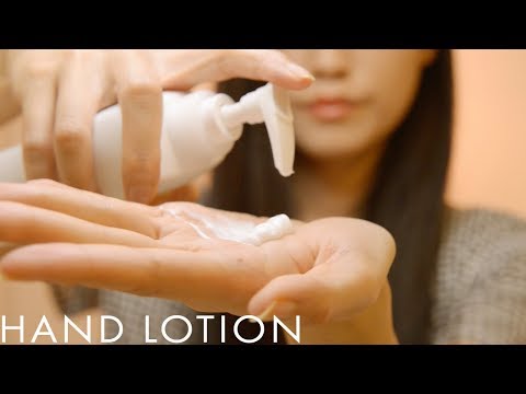 ASMR Lotion and Dry Hand Sounds, Nail Tapping (No Talking)