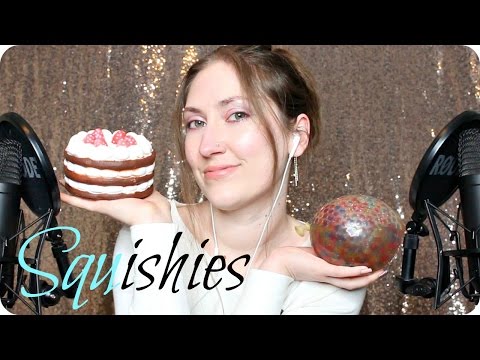 ASMR Squishies & Stress Toys! Crunchy & Sticky Sounds, Ear Cupping, Close Whispers ~ Rode NT1 & 3Dio