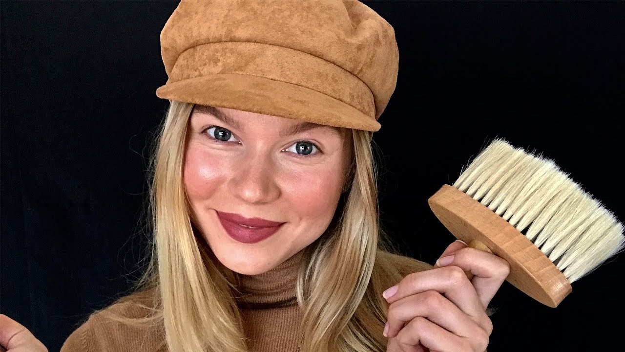 🎧ASMR🎧 Mens Barber Lizi will shape your beard with scissors, trimmer and brush🧔 (RolePlay)