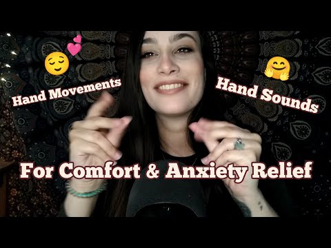 ASMR Fast Hand Sounds w/ Soothing Hand Movements | Comforting Trigger Words for Anxiety