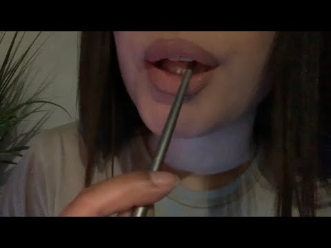 ASMR Up Close Kisses & Nibbling (Mouth Sounds)