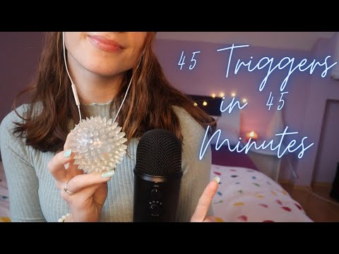 ASMR | 45 Triggers in 45 Minutes😴🧡