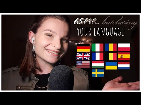 ASMR in different languages (1K subscribers special) | Praliene ASMR 🍫