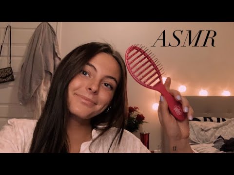 ASMR | Hair Brushing & Hair Playing