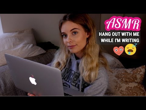 ASMR Hang Out With Me When I'm Writing - Soft Spoken