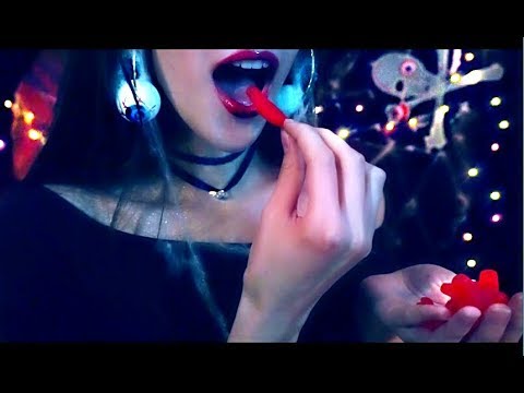 ASMR Halloween Eating Candy Rambles 🎃👻 💀