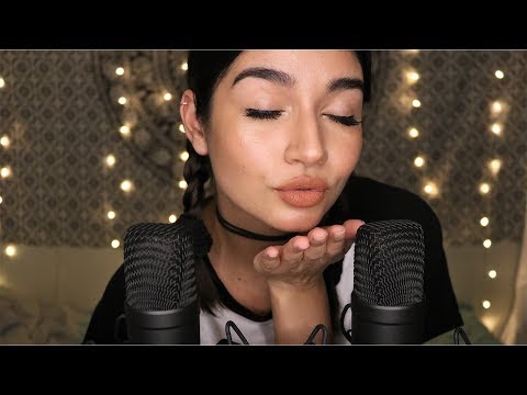 ASMR Blowing Kisses and Repeating 'Goodnight' For Sleep