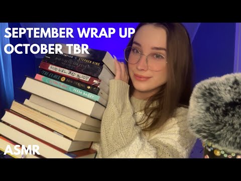 ASMR 📚 September Reading Wrap Up / October Book TBR ✨