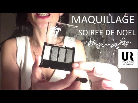 {ASMR} Maquillage du soir de Noël * 5€ kit make up youarecosmetics