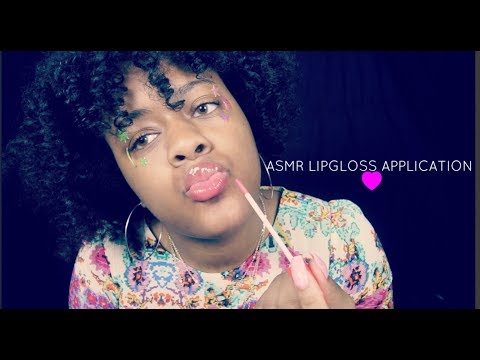 ASMR Lipgloss Application | Mouth Sounds, Lip Smacking ~